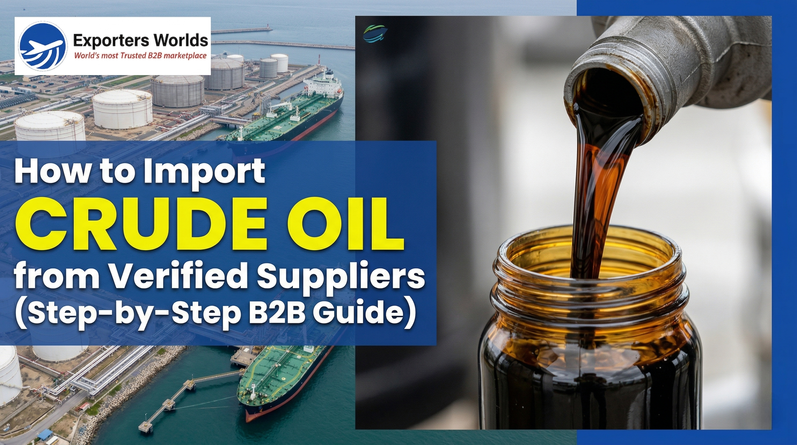How to Import Crude Oil from Verified Suppliers (Step-by-Step B2B Guide)