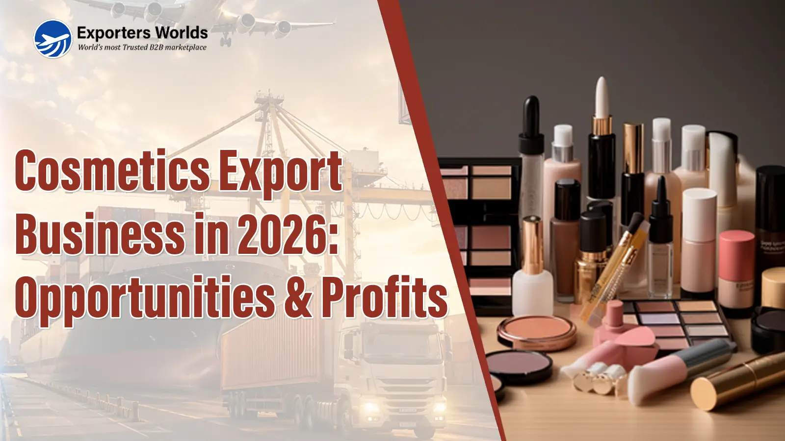 Cosmetics Export Business in 2026: Opportunities, Profits & What Actually Works