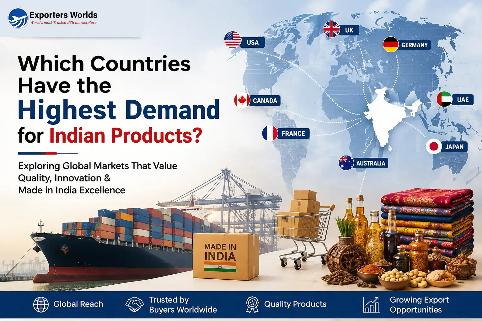 Which Countries Have the Highest Demand for Indian Products?