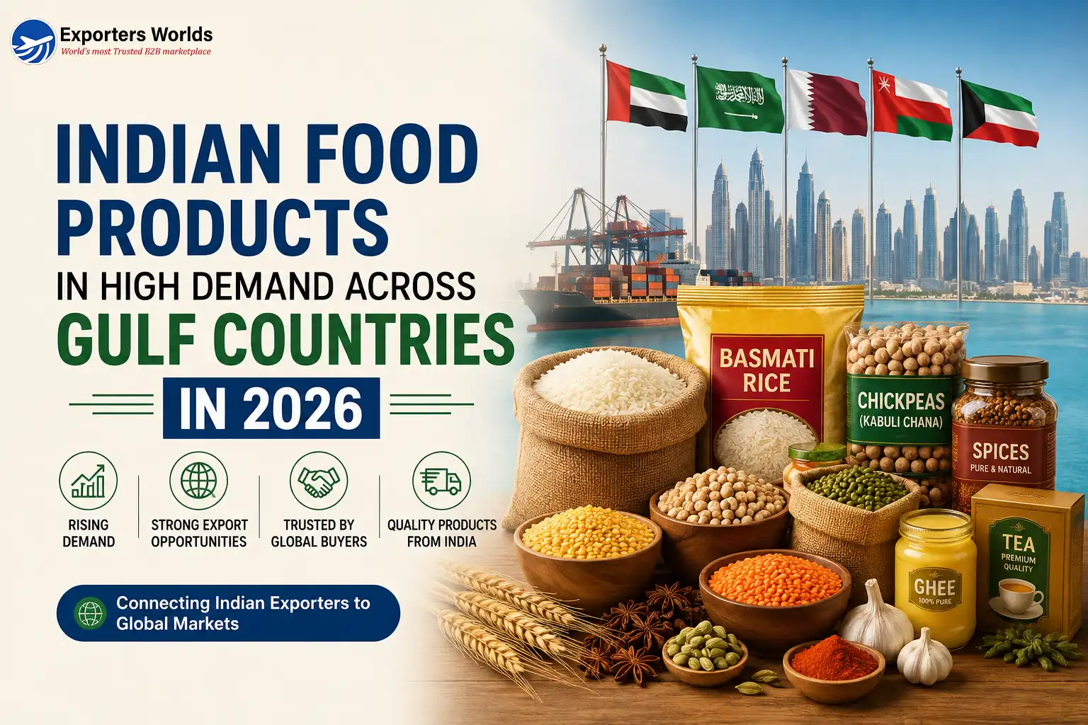 Indian Food Products in High Demand Across Gulf Countries in 2026