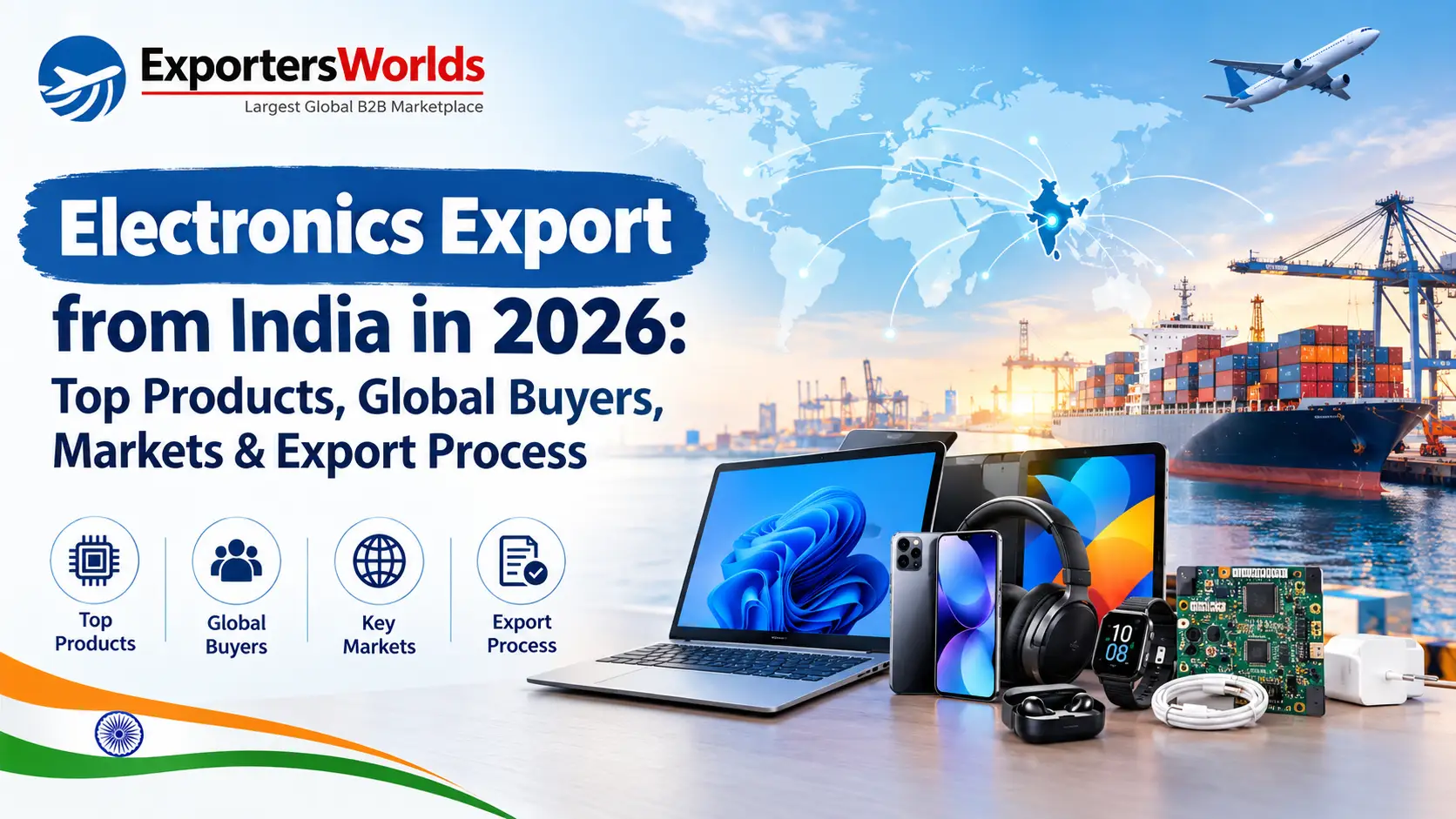 Electronics Export from India in 2026: Top Products, Global Buyers, Markets & Export Process