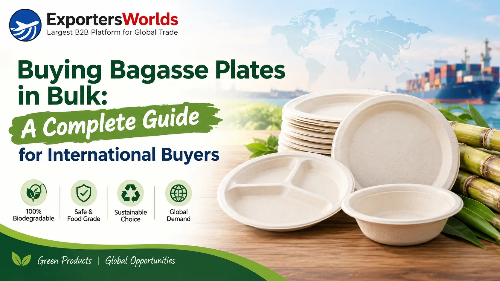 Buying Bagasse Plates in Bulk: A Complete Guide for International Buyers