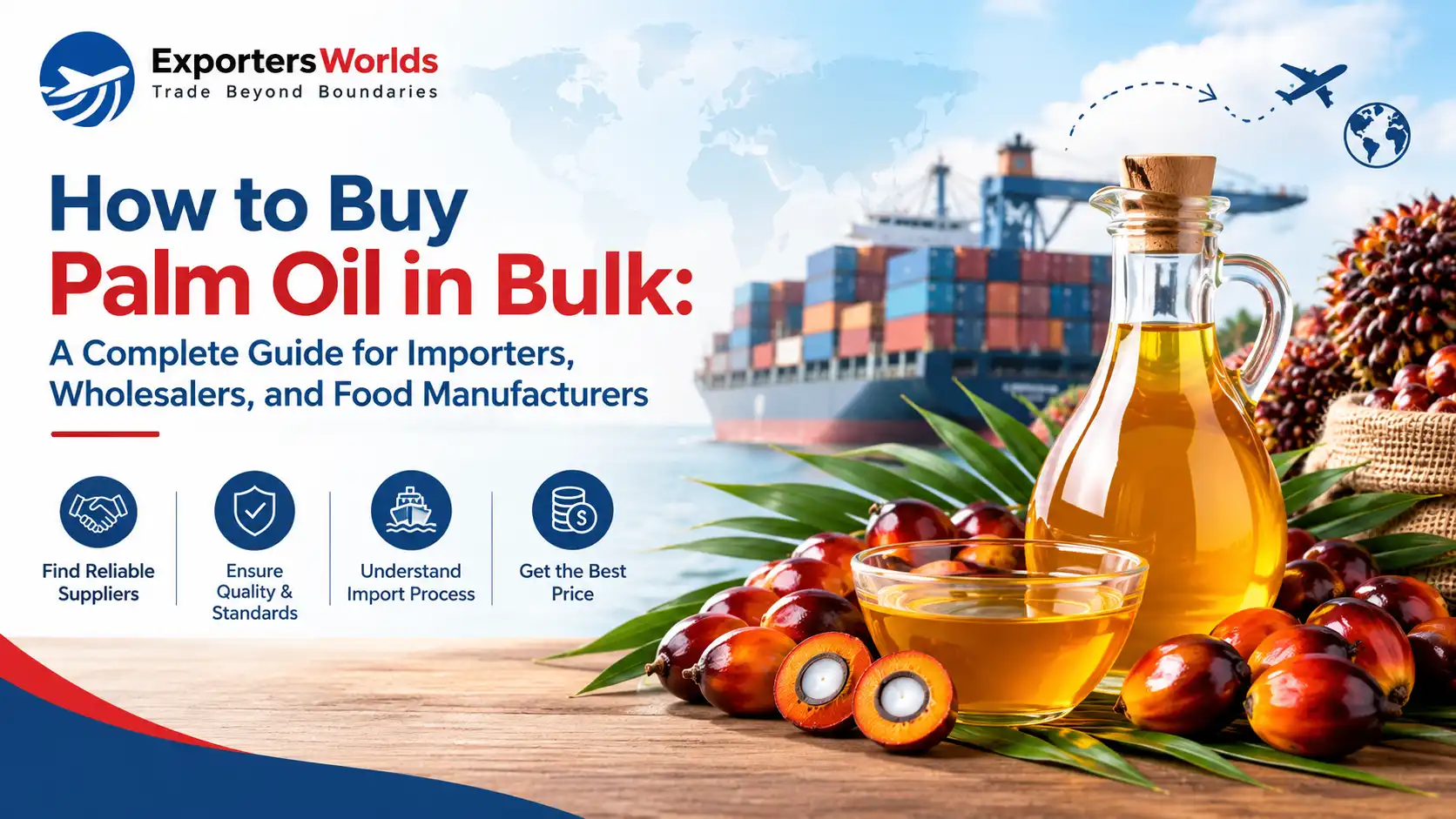 How to Buy Palm Oil in Bulk: A Complete Guide for Importers, Wholesalers, and Food Manufacturers