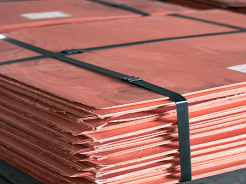 COPPER CATHODE 99.99% PURITY