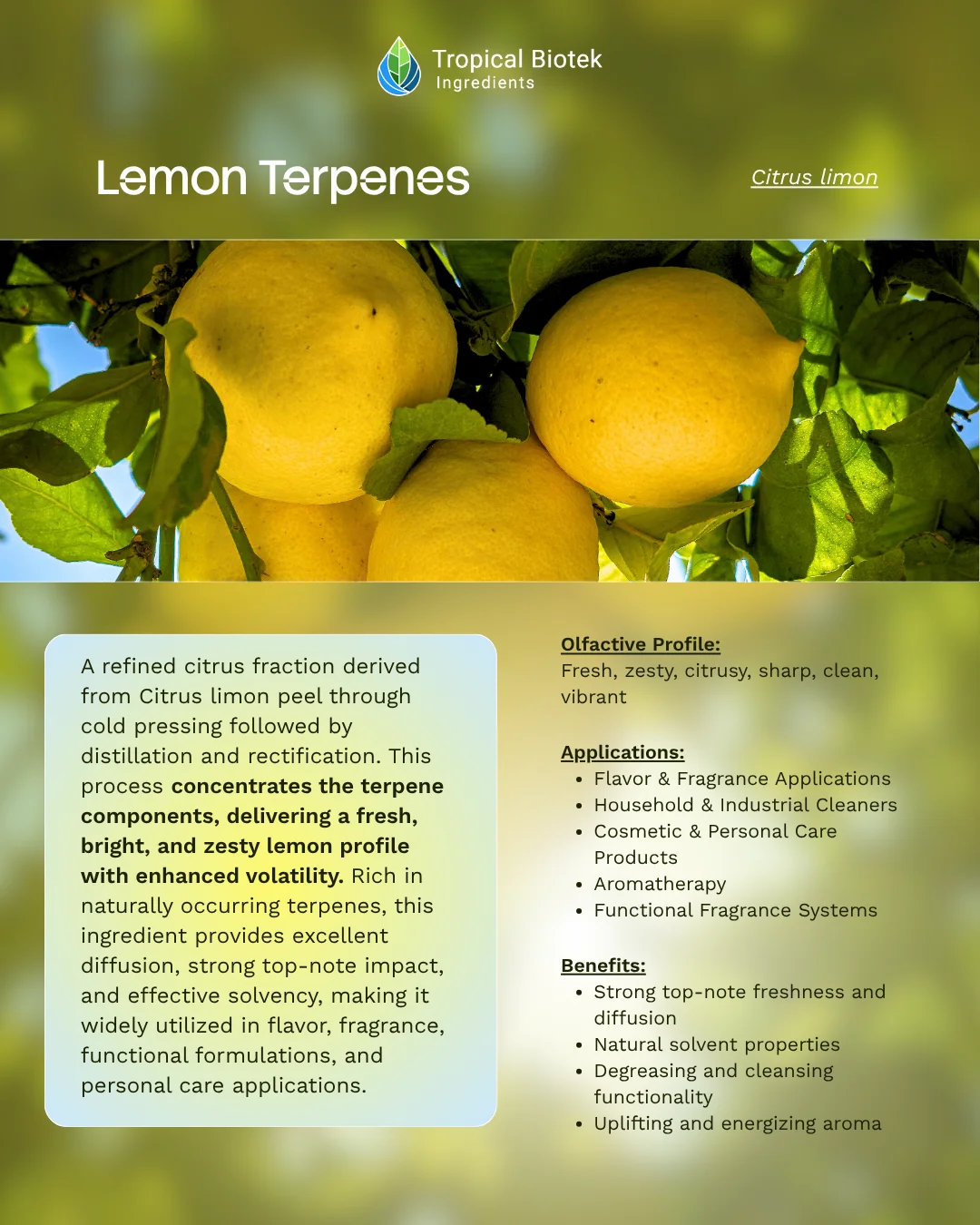 Lemon Terpenes