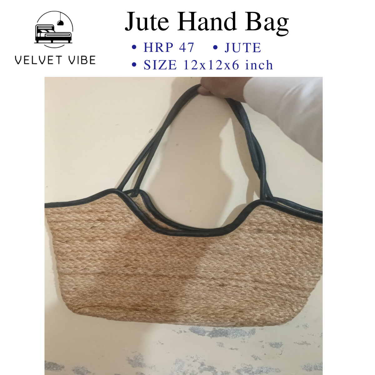  Elevate Your Look with Velvet Vibe’s Handcrafted Jute Bags – Fashion Meets Eco-Friendliness  