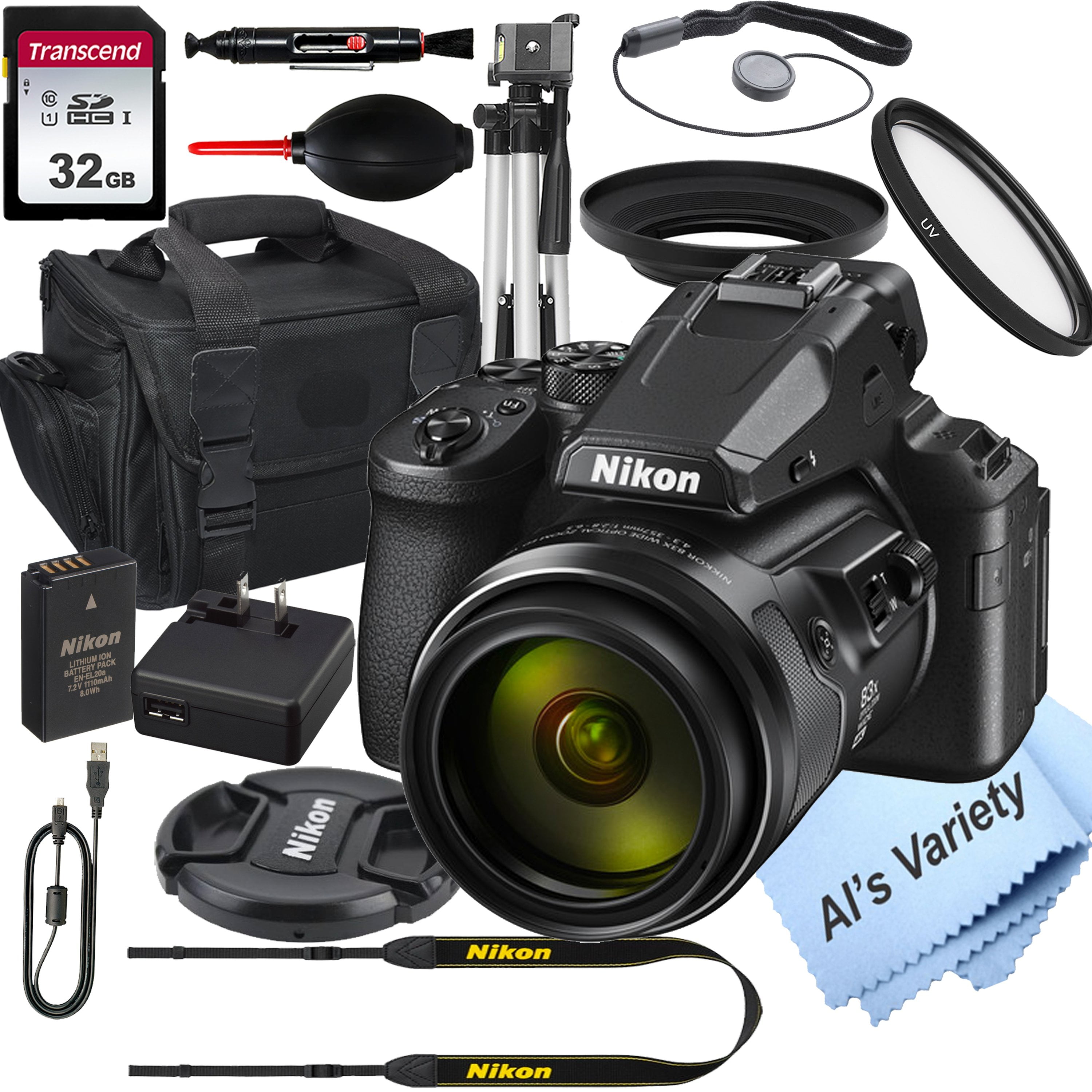 Nikon COOLPIX P950 Digital Camera 17pc Bundle with 32GB Card, Tripod, and More