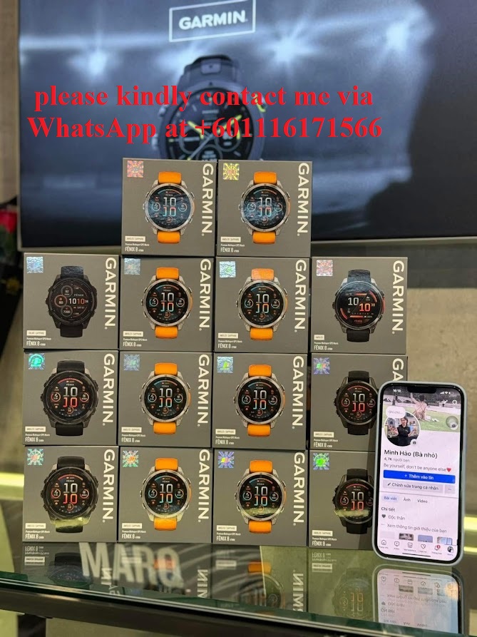 Garmin samart watch Garmin Vivoactive 5 Smartwatch/Garmin Fenix 8 AMOLED Sapphire/Garmin Venu 3/Garmin Venu 3S/ Garmin Tactix 8/Garmin Instinct 3