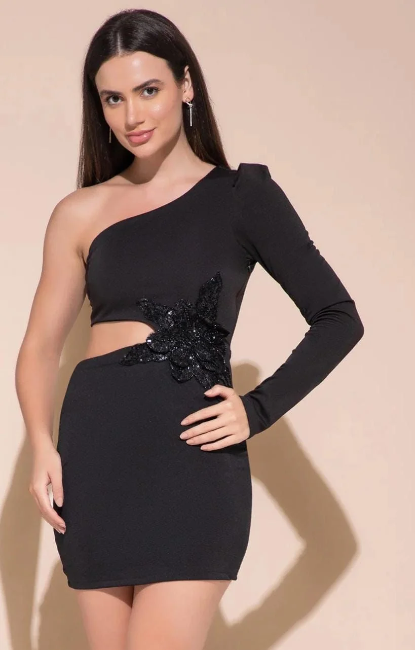 black dress
