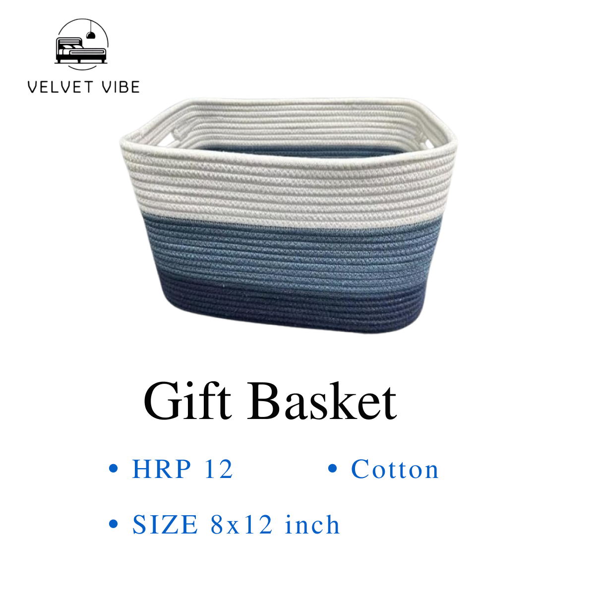 Beautiful Cotton Gift Basket to Elevate Your Home Style
