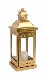 Brasss Candle Lantern Ornament 