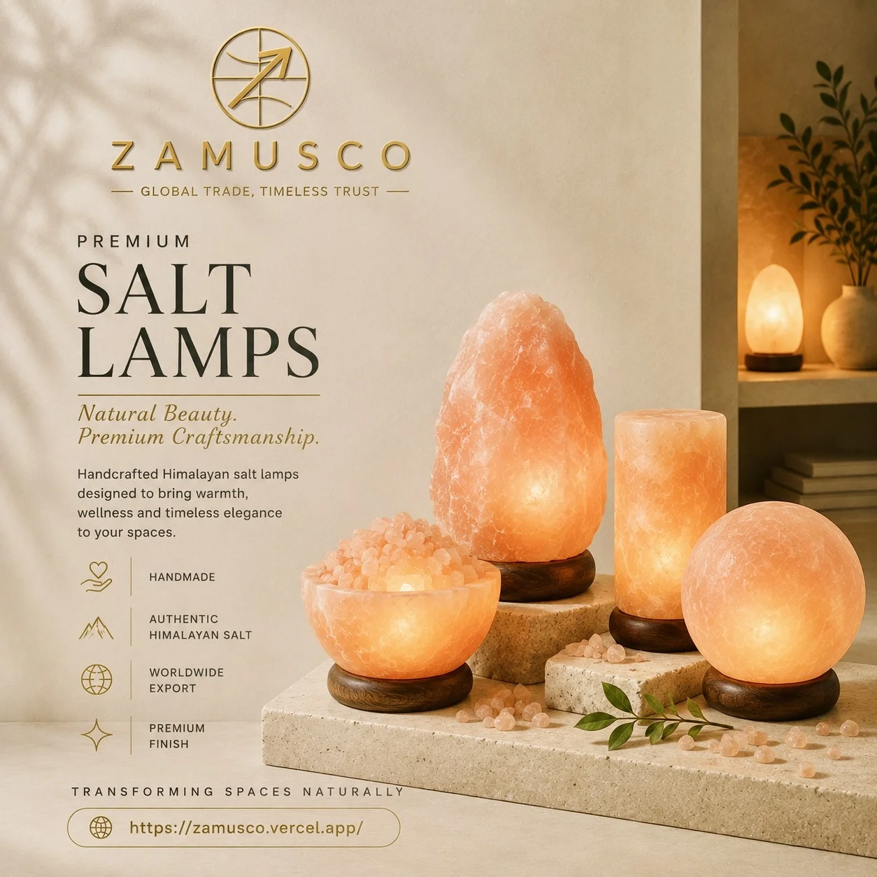 Premium Pink Salt lamps
