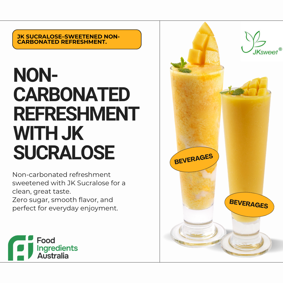 Sucralose Supplier Australia | JK SWEET E955 High Intensity Sweetener 600X Sugar Substitute Bulk Manufacturer