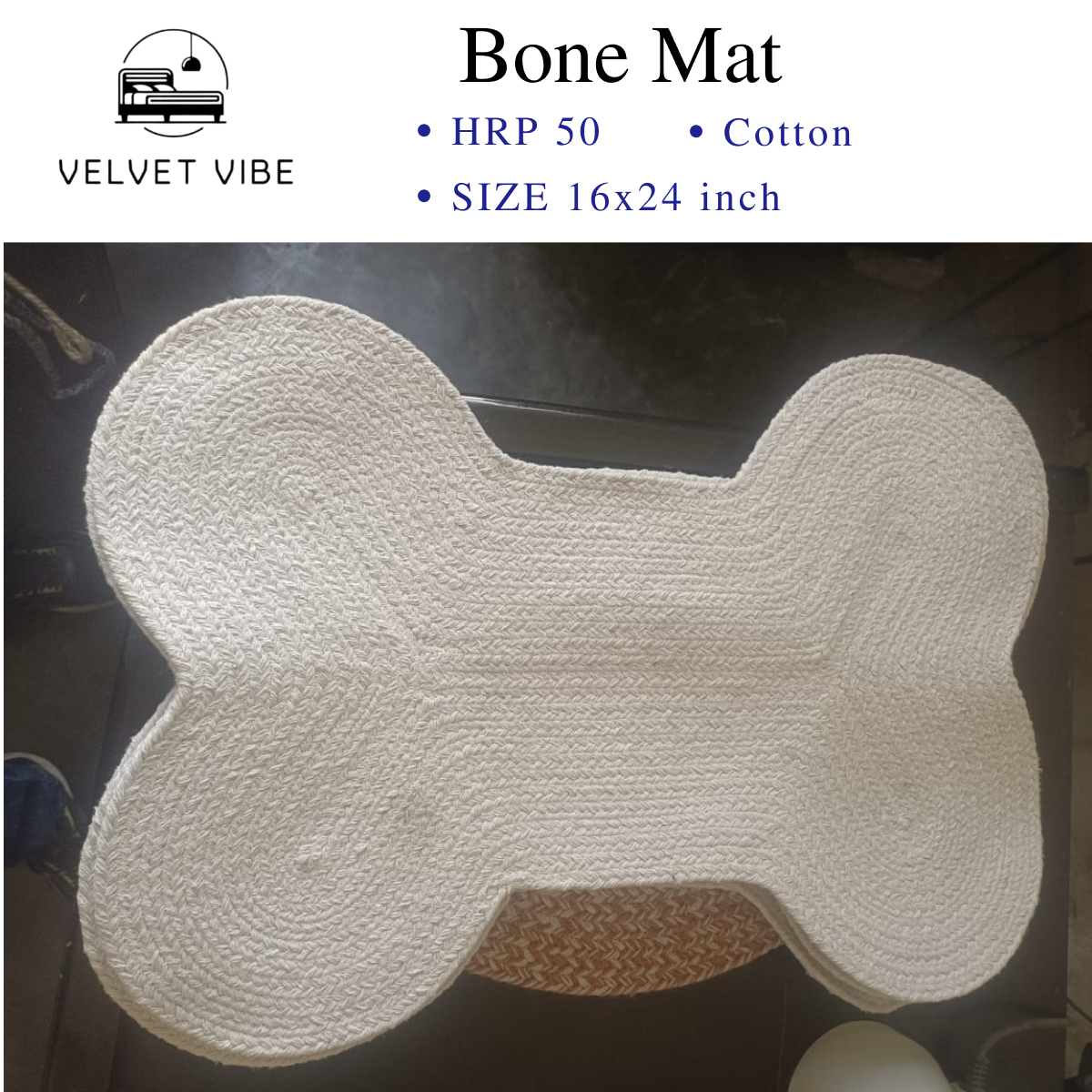 Comfort & Style: Cotton Bone Mat Floormat for Your Home
