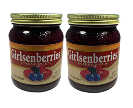Girlsenberries Mixed Berry Jam Pack of 2