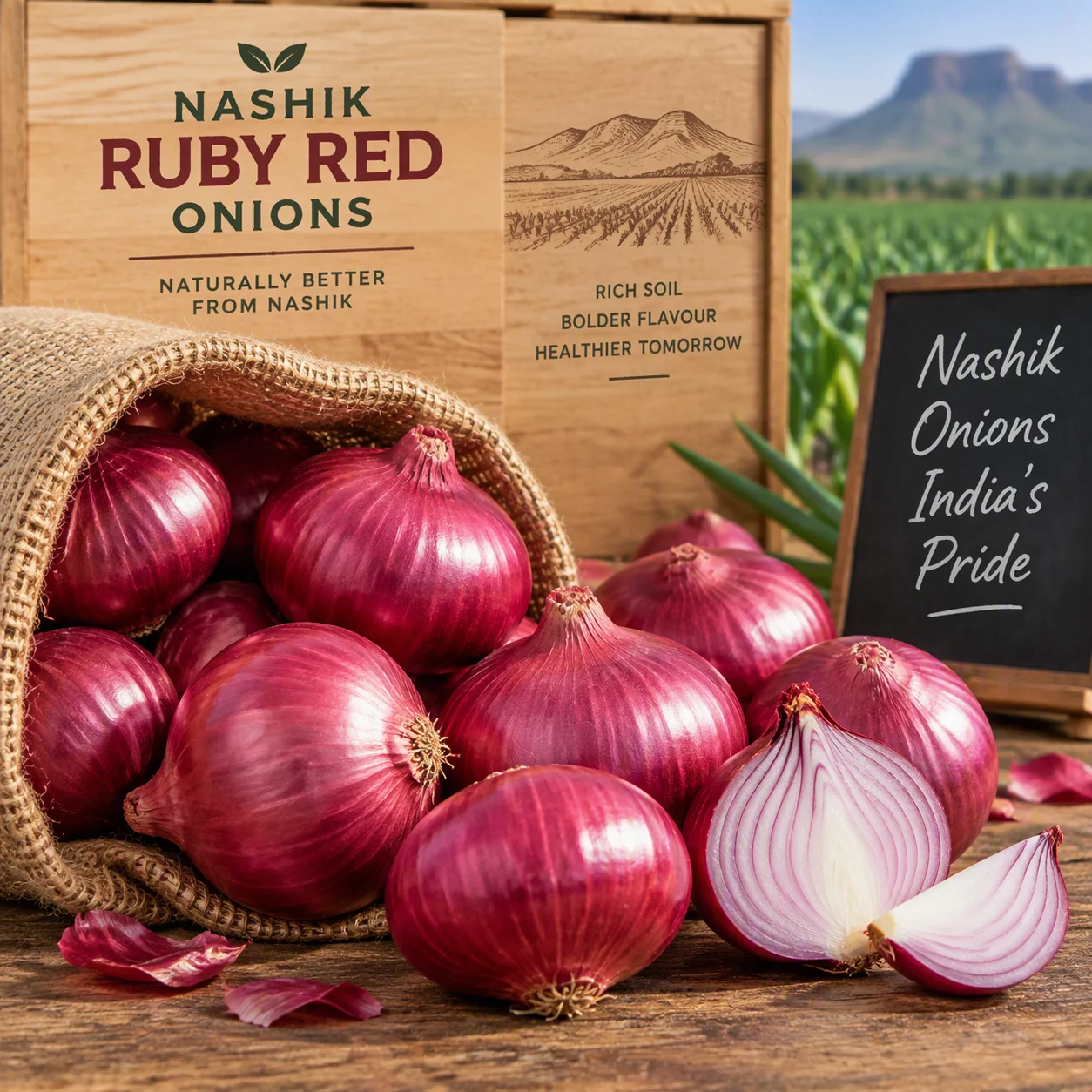 Ruby Red Onions