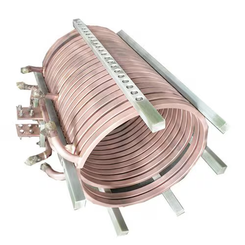 Melting furnace coil