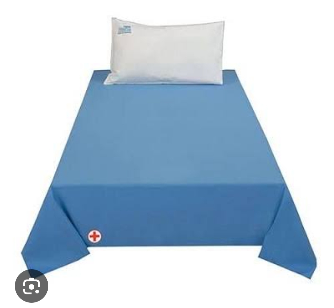 Hospital bed sheets nd pillow covers 