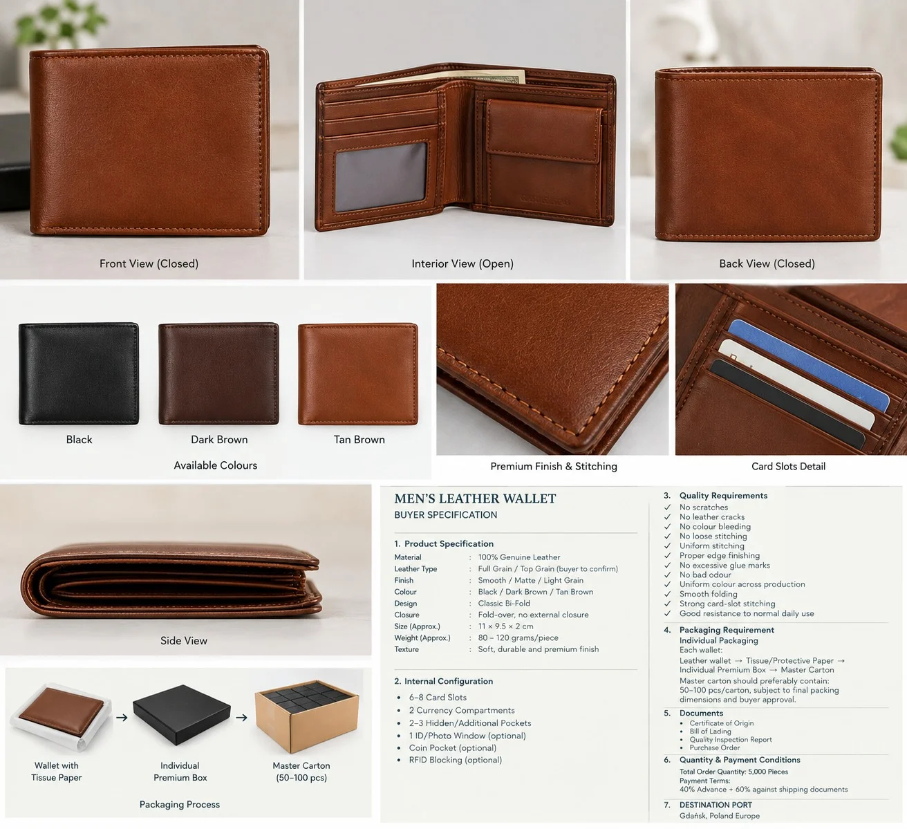 Premium Leather Wellet