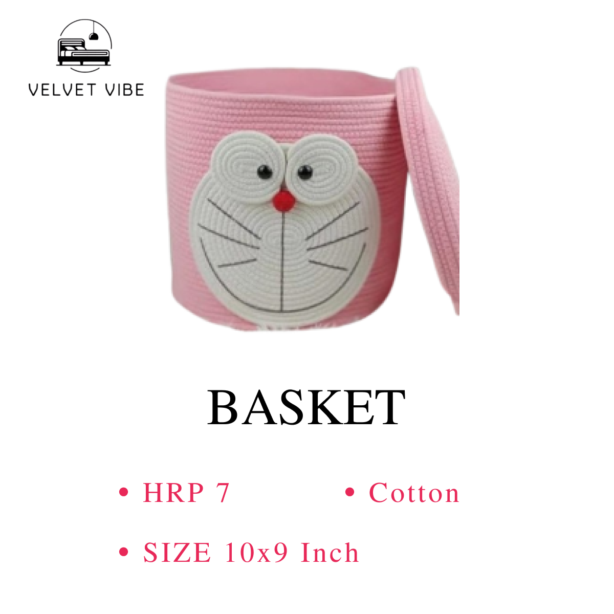 Soft & Durable Cotton Basket – Perfect for Every Room