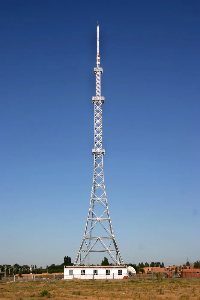 Angular and Tubular Steel TV Tower
