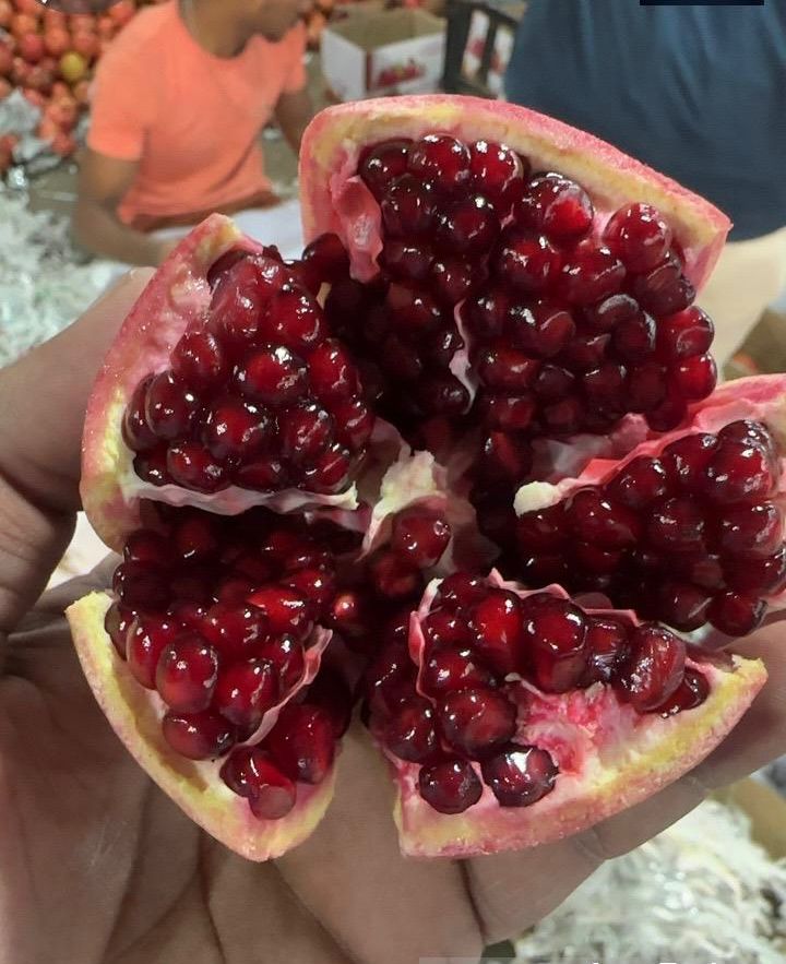 Pomegranate, Banana , Grape available