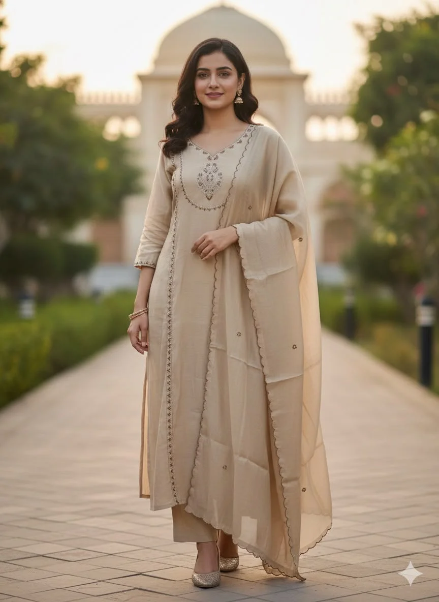 Mulchanderi suit