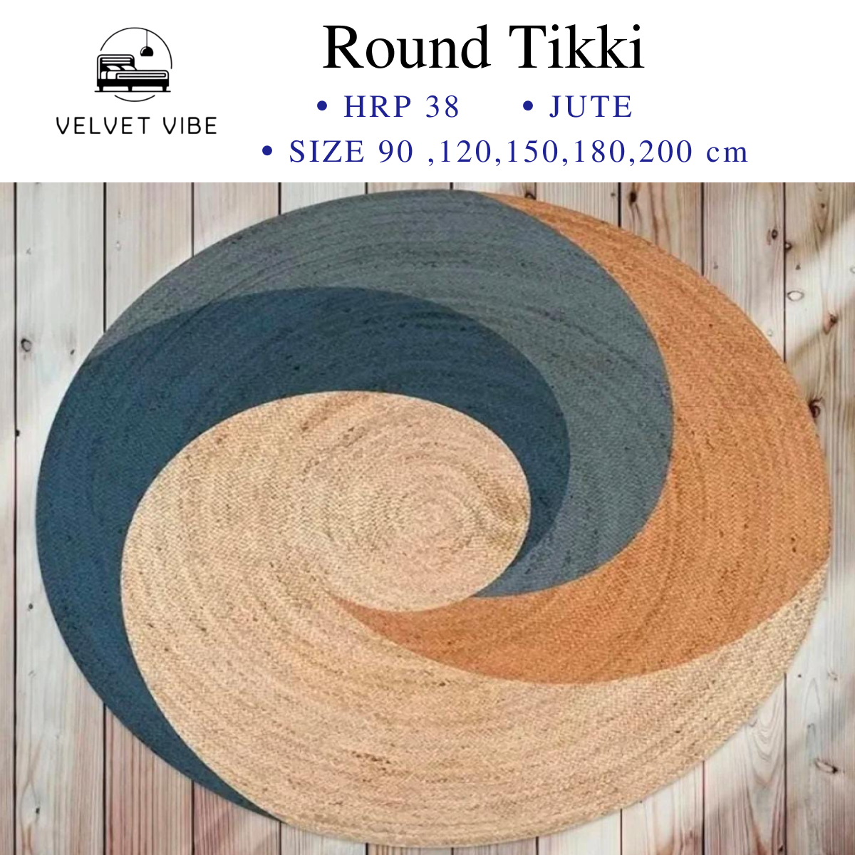 Natural Beauty Meets Functionality: Round Jute Tikki for Every Home
