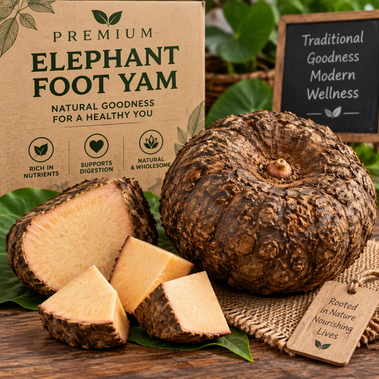 Premium Elephant Foot Yam ( Suran )