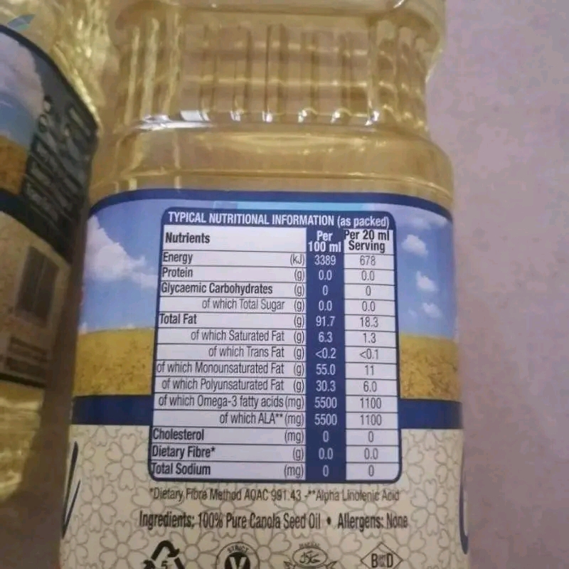 Refined Canola Oil