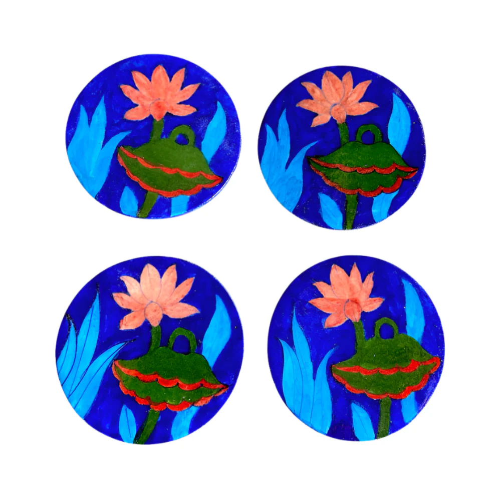 Blue Pottery Coasters