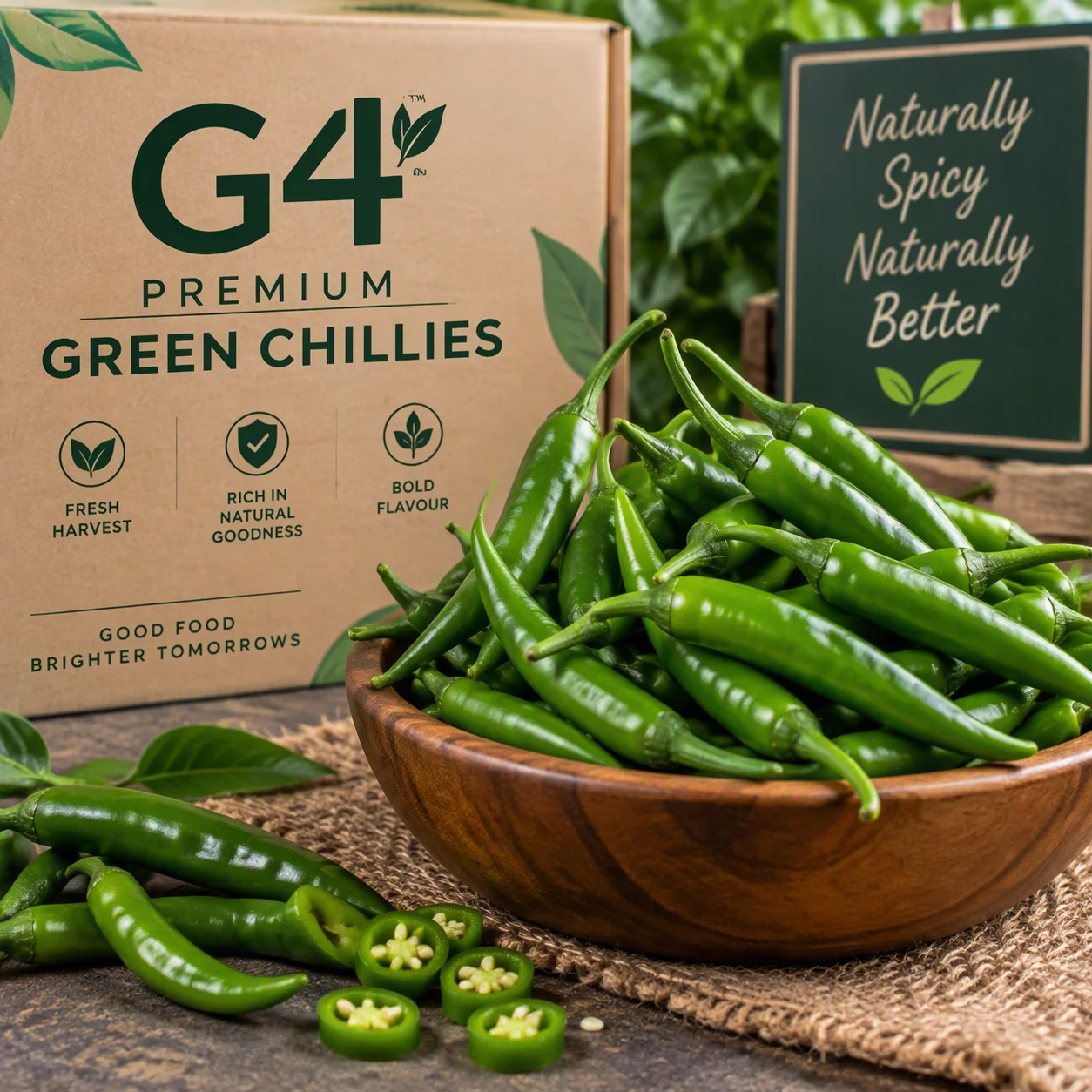G4 Premium Green Chillies