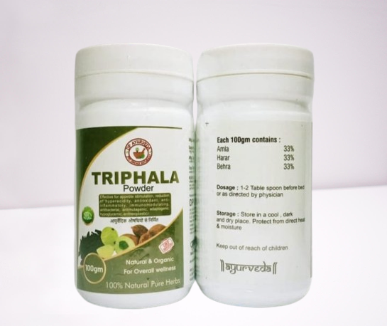 Triphala Powder For Overall Wellness