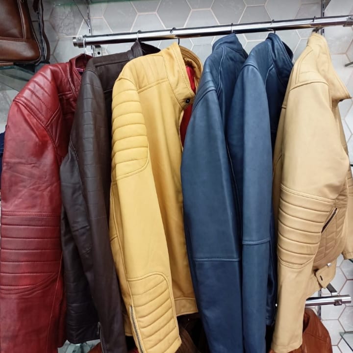 Leather jents jacket  