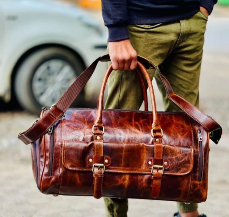 Travels Leather Bag 