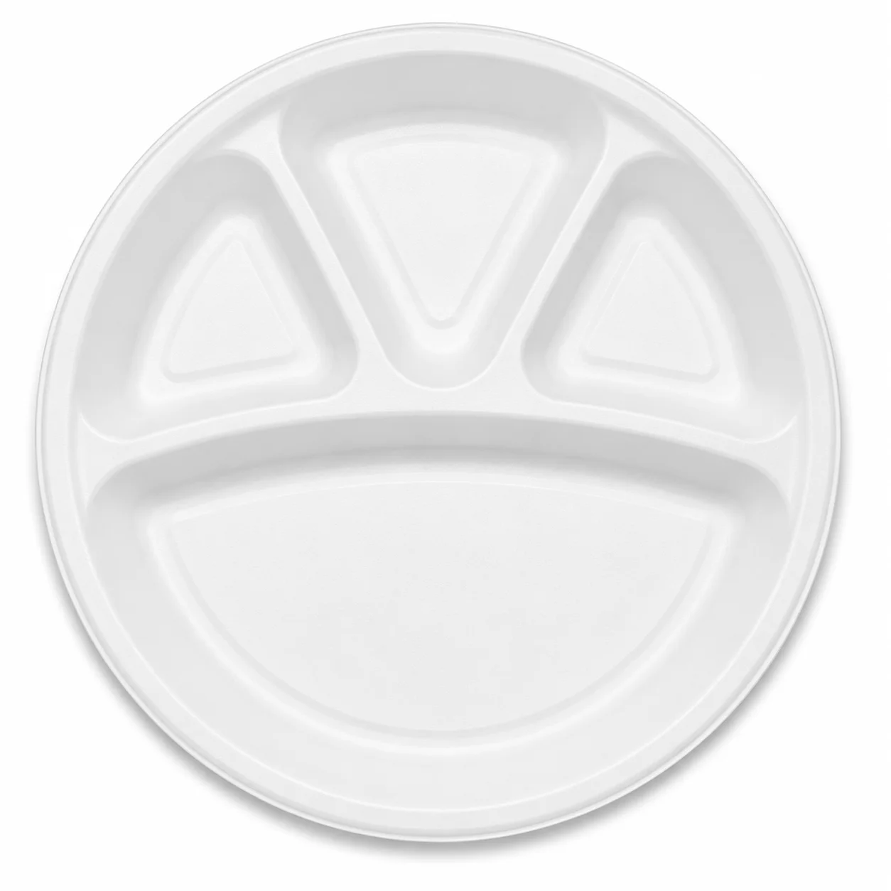 4CP ROUND MEAL TRAY