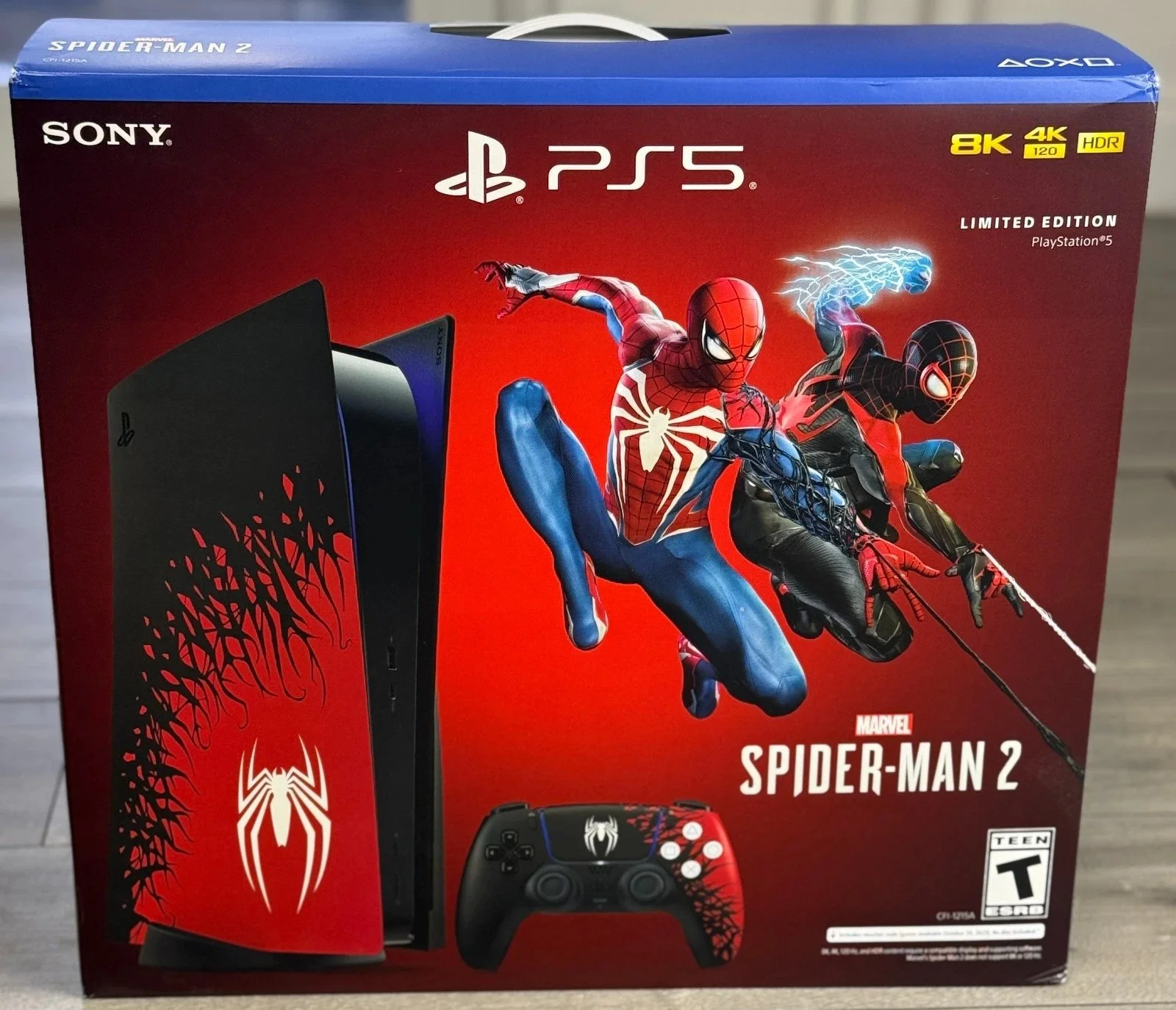 Sony PS5 Blu-Ray Edition Console Spider-Man 2 Limited Edition Bundle