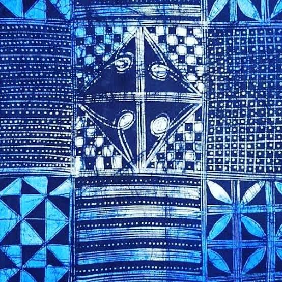 Adire (Hand dyed Textile)