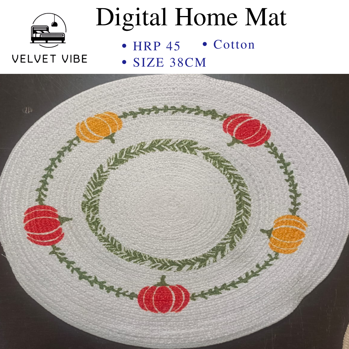 Velvet Vibe Digital Home Mat: The Perfect Blend of Comfort, Cotton, and Connectivity