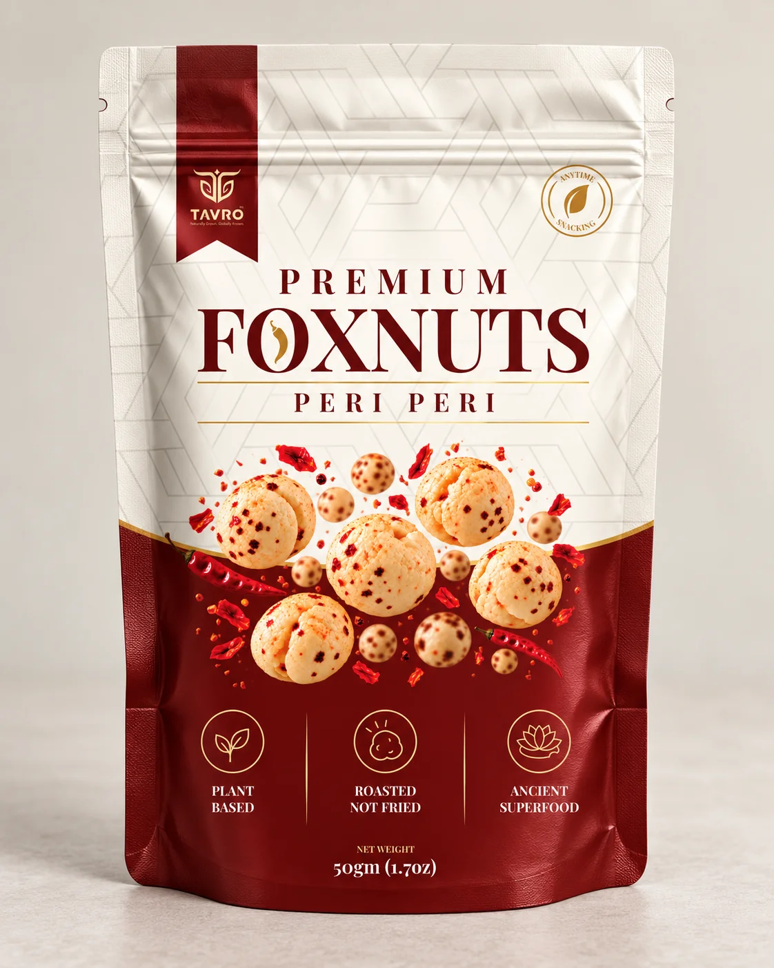 TAVRO Peri Peri Makhana (Fox Nuts)