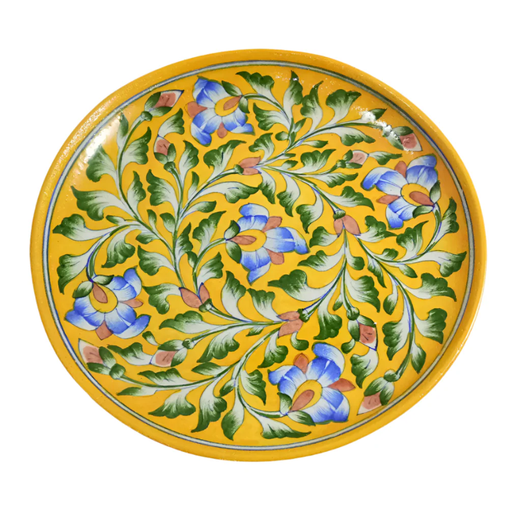 Blue Pottery Thali