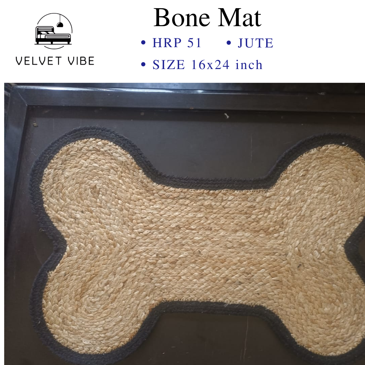 Stylish & Sustainable: Bone Mat in Jute for a Modern Home Look