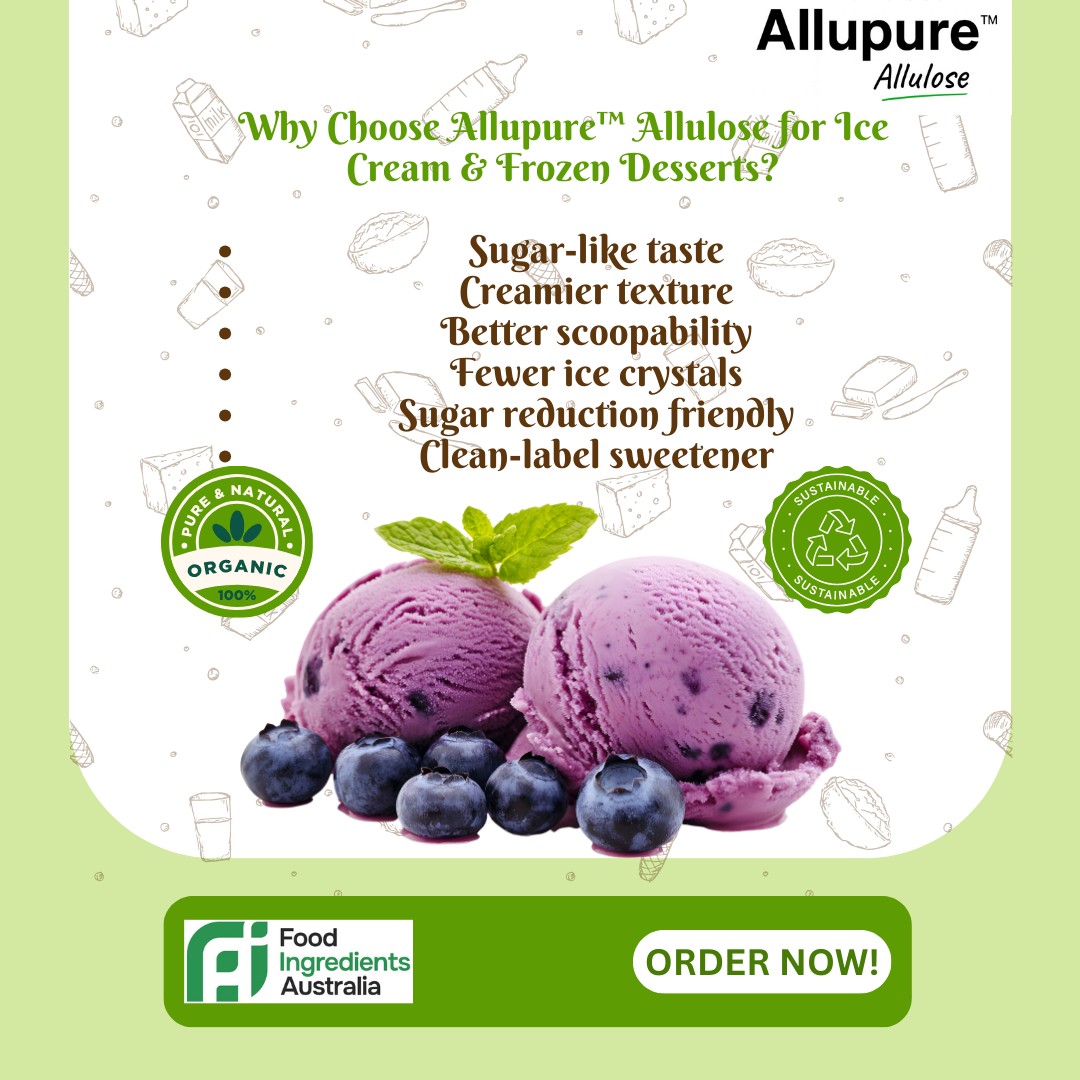 Buy Allulose Powder in Bulk Australia | ALLUPURE™ Natural Sugar Alternative 70% Sweetness Low Calorie Sweetener