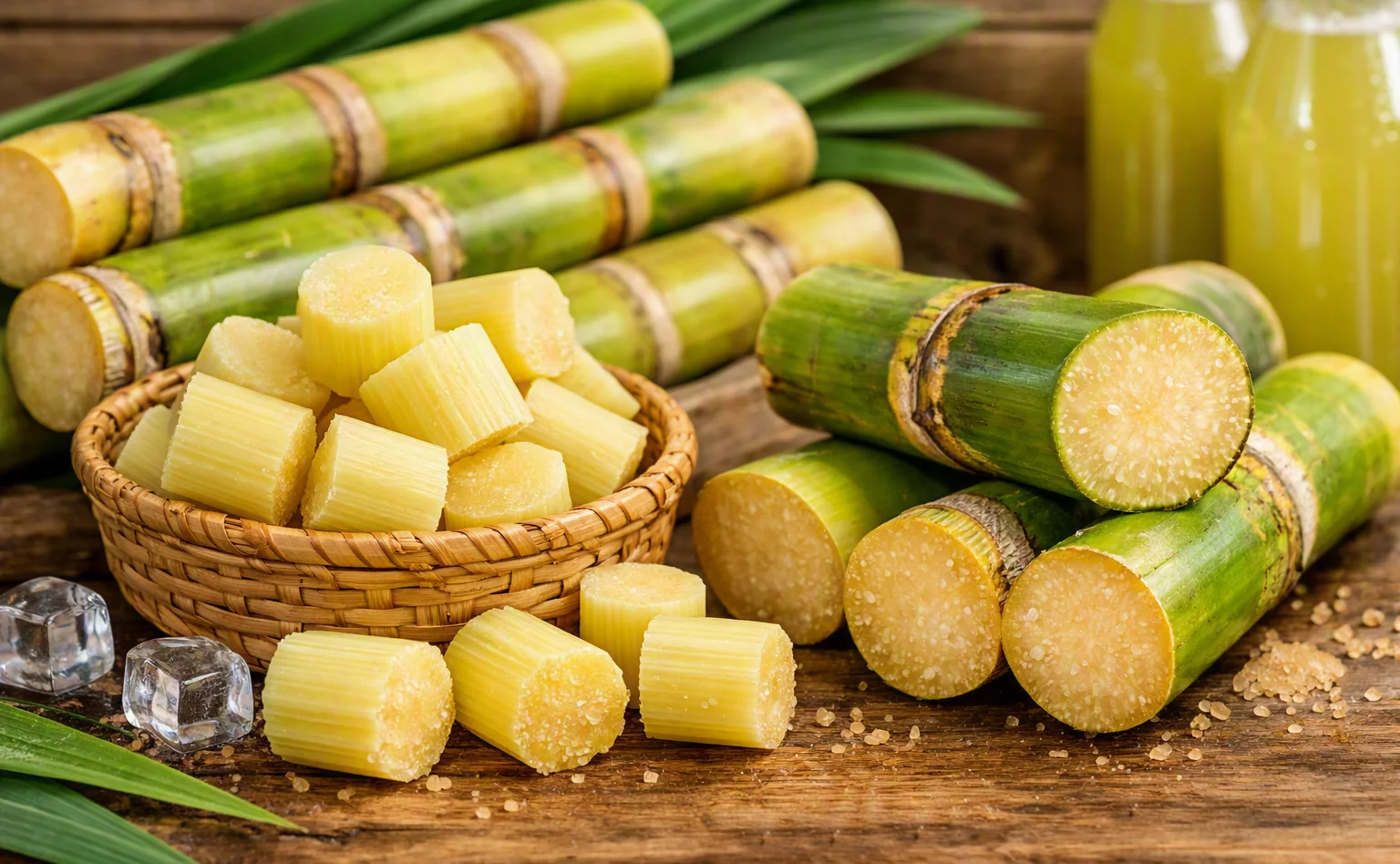 Fresh Sugarcane (Selected) for Juice Processing