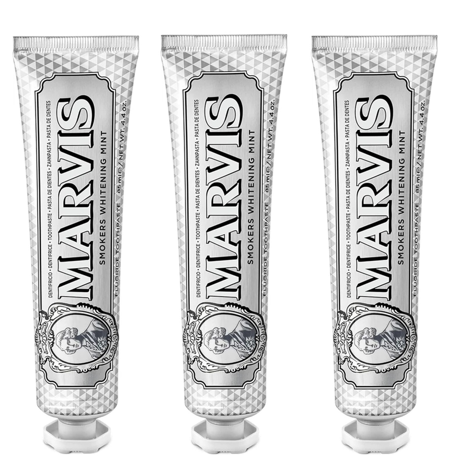 MARVIS Smokers Whitening Mint | Italian Toothpaste Arctic Shiver of Cool Mint 