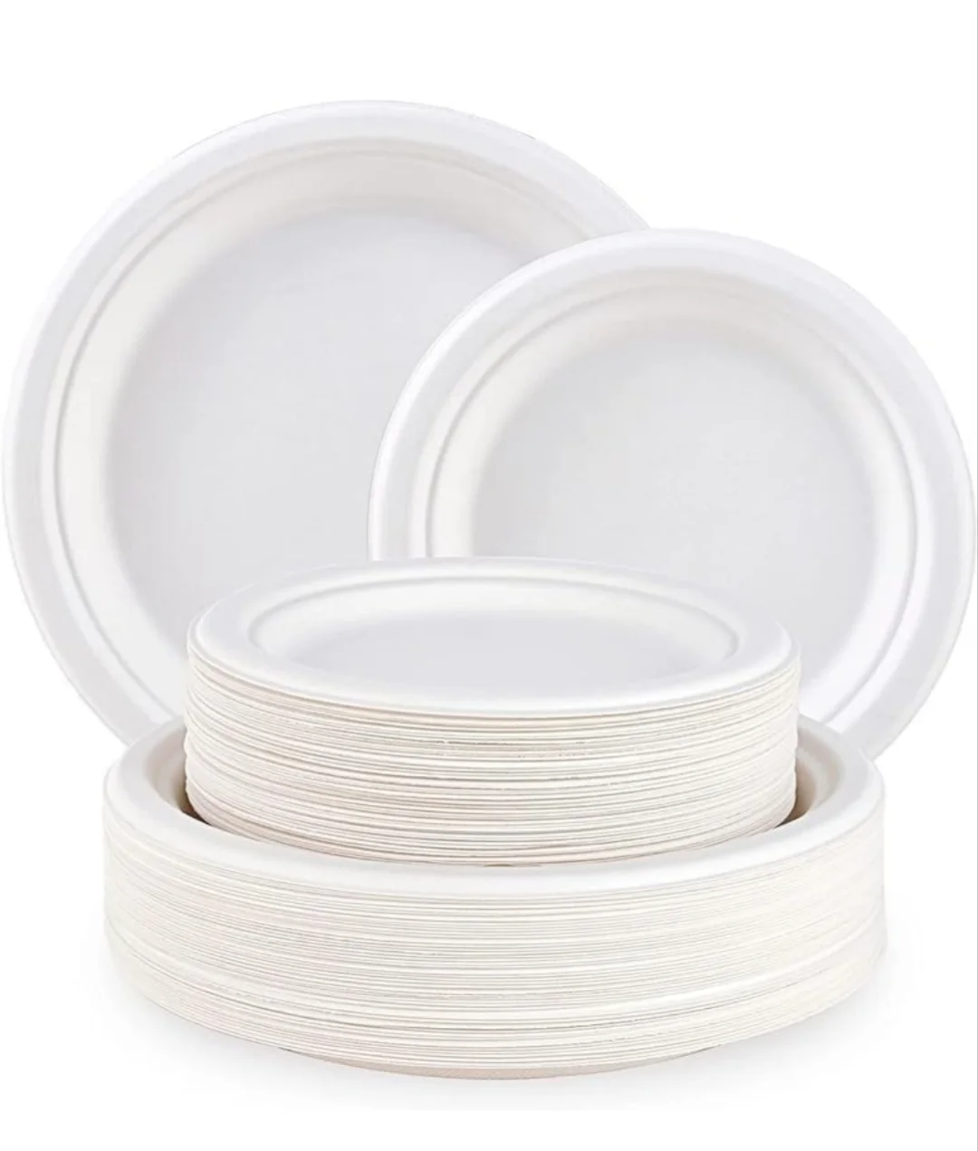 Baggase plates and platters