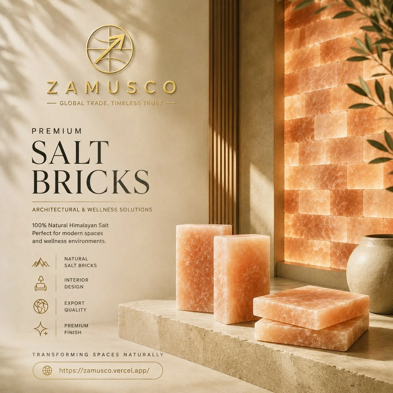 Premium Himalayan Salt Bricks