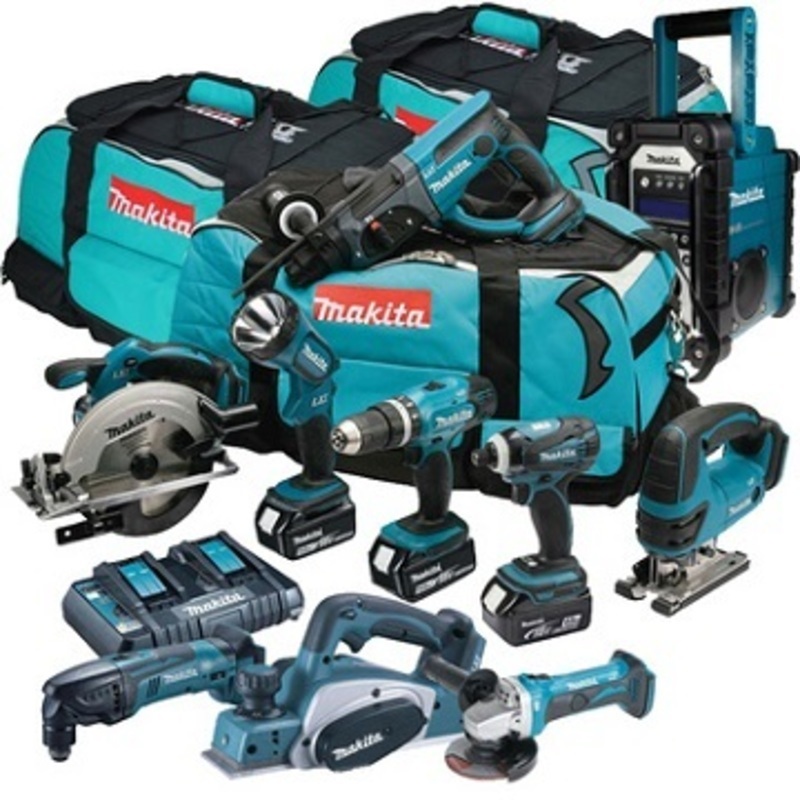 Original 100% Available NEW Special Authentic Makitas-15 M18 18V Cordless Lithium-Ion Combo Tools Kit 15Pieces